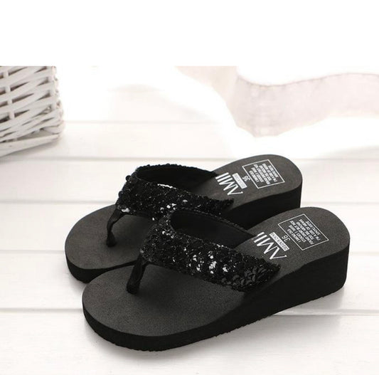 Chaussures Sandales classe pour femme fille pailles